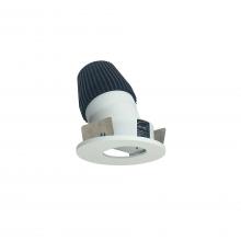 Nora NIOB-1RSL50XMPW - 1&#34; Iolite LED BWF Round Adjustable Slot Aperture, 600lm, 5000K, Matte Powder White Slot Aperture