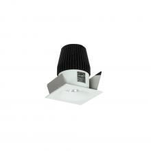Nora NIOB-1SNB35XMPW - 1&#34; Iolite LED BWF Square Bullnose, 600lm, 3500K, Matte Powder White Reflector / Matte Powder