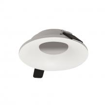 Nora NIOC-2RNBWW - 2&#34; Iolite Can-less Round Bullnose Trim, White finish