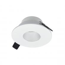 Nora NIOC-2RPHMPW - 2&#34; Iolite Can-less Round Pinhole Trim, Matte Powder White finish
