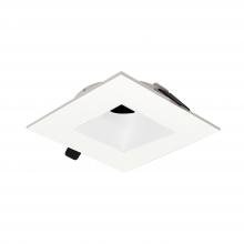 Nora NIOC-2SNDSQWW - 2&#34; Iolite Can-less Square Downlight Trim, White finish