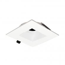 Nora NIOC-4SNDSQWW - 4&#34; Iolite Can-less Square Downlight Trim, White finish