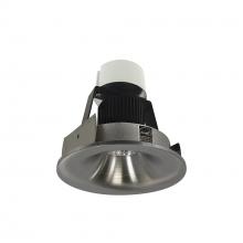 Nora NIR-4RNB30XNN/10 - 4&#34; Iolite LED Round Bullnose Retrofit, 1000lm / 12W, 3000K, Natural Metal Finish