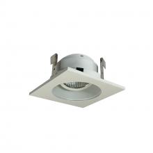 Nora NL-3412WW - 3&#34; Square Round , Reflector with Flange, White