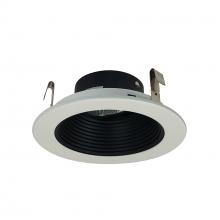 Nora NL-411 - 4&#34;,LV,BLK STEP BAF, WHITE RING
