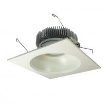 Nora NLCB2-6531527MPW - 6&#34; Cobalt Dedicated High Lumen Square/Round, 1500lm, 2700K, Matte Powder White Reflector / Matte