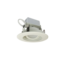 Nora NLCBC-46927XMPW - 4&#34; Cobalt Adjustable LED Retrofit, 1000lm / 12W, 2700K, Matte Powder White Reflector / Matte