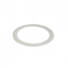 Nora NLCBC-5OR-W - Round Oversize Ring for 5&#34; Cobalt Retrofits, White Finish