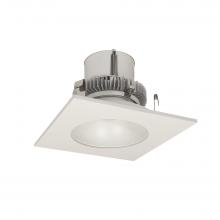 Nora NLCBC2-45327WW/A - 4&#34; Cobalt Click Square Retrofit Reflector with Round Aperture, 750lm / 10W, 2700K, White