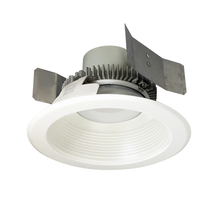 Nora NLCBC2-55240MPW/A - 5&#34; Cobalt Click Round Retrofit Baffle, 750lm / 10W, 4000K, Matte Powder White Baffle / Matte