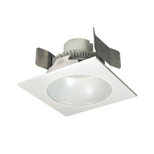 Nora NLCBC2-55340WW/A - 5&#34; Cobalt Click Square Retrofit Reflector with Round Aperture, 750lm / 10W, 4000K, White