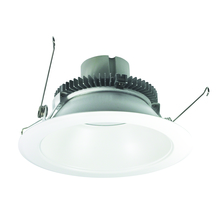 Nora NLCBC2-65127MPW/A - 6&#34; Cobalt Click Round Retrofit Reflector, 750lm / 10W, 2700K, Matte Powder White Reflector /
