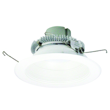 Nora NLCBC2-65235MPW/A - 6&#34; Cobalt Click Round Retrofit Baffle, 750lm / 10W, 3500K, Matte Powder White Baffle / Matte