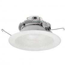 Nora NLCBC2-652TWWW/10 - 6&#34; Cobalt Click Round Retrofit Baffle, 1000lm / 13.5W, Selectable CCT, White