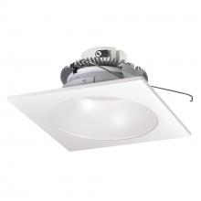 Nora NLCBC2-653TWWW/10 - 6&#34; Cobalt Click Square Retrofit Reflector with Round Aperture, 1000lm / 13.5W, Selectable CCT,