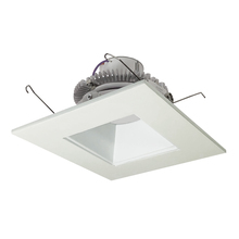 Nora NLCBC2-65635WW/A - 6&#34; Cobalt Click Square Retrofit Reflector with Square Aperture, 750lm / 10W, 3500K, White