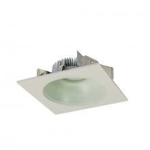 Nora NLCBS-4538540WW - 4&#34; Cobalt Shallow High Lumen LED Trim, Square/Round Reflector, 850lm, 4000K, White