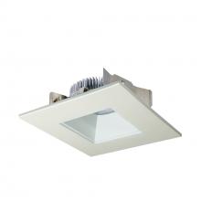 Nora NLCBS-4568535WW - 4&#34; Cobalt Shallow High Lumen LED Trim, Square/Square Regress, 850lm, 3500K, White