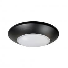 Nora NLOPAC-R4509T2430B - 4&#34; AC Opal LED Surface Mount, 700lm / 10.5W, 3000K, Black finish