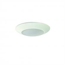 Nora NLOPAC-R4509T2450W - 4&#34; AC Opal LED Surface Mount, 700lm / 10.5W, 5000K, White finish