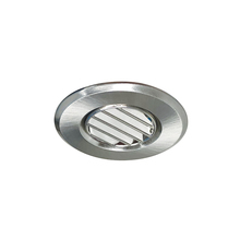 Nora NM1-RLOUVBN - 1&#34; Round M1 Louver Trim, Brushed Nickel