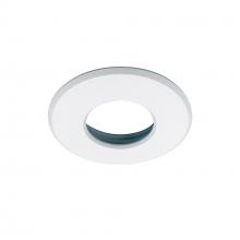 Nora NM1-RSSW - 1&#34; Round M1 Stainless Steel Trim, White
