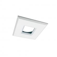Nora NM1-SSSW - 1&#34; Square M1 Stainless Steel Trim, White