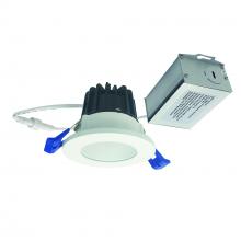 Nora NM2-2RDC6040MPW - 2&#34; M2 Round LED Downlight, 600lm / 8W, 4000K, 120V, Matte Powder White