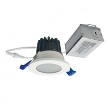 Nora NM2-2RDCS6040MPW - 2&#34; M2 Round LED Lensed Downlight, 600lm / 8W, 4000K, 120V, Matte Powder White