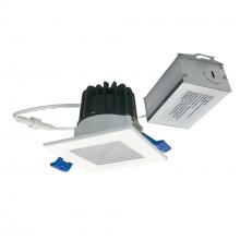 Nora NM2-2SB6030MPW - 2&#34; M2 Square LED Baffled Downlight, 600lm / 8W, 3000K, 120V, Matte Powder White