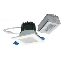 Nora NM2-2SDC6030MPW - 2&#34; M2 Square LED Downlight, 600lm / 8W, 3000K, 120V, Matte Powder White