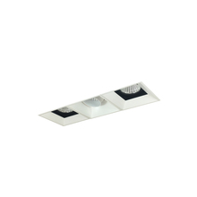 Nora NMIOTL-13-NF-AFF-50X-10-BMPW - Iolite MLS 3-Head Trimless Reflector Kit, 5000K, 1000lm, Black/MPW Adj. Snoot/Fixed Downlt. Trims