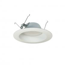Nora NOXAC-563250WW/HL - 5&#34;/6&#34; AC Onyx LED Retrofit Baffle, 1150lm / 15.5W, 5000K, White Finish