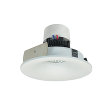 Nora NPR-4RNB27XMPW - 4&#34; Pearl LED Round Bullnose Retrofit, 1000lm / 12W, 2700K, Matte Powder White Finish