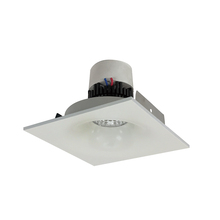 Nora NPR-4SNB27XWW - 4&#34; Pearl LED Square Bullnose Retrofit, 1000lm / 12W, 2700K, White Finish