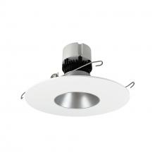 Nora NPR-56RNDC30XHZMPW - 5&#34;/6&#34; Pearl LED Round Retrofit Reflector, 1200lm / 12W, 3000K, Haze Reflector / Matte Powder