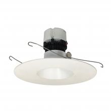 Nora NPR-56RNDC35XWW - 5&#34;/6&#34; Pearl LED Round Retrofit Reflector, 1200lm / 12W, 3500K, White Reflector / White