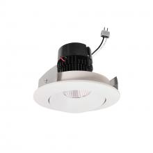 Nora NPRLV-4RC35XWW - 4&#34; Pearl Low Voltage LED Round Adjustable Cone Retrofit, 1200lm / 11W, 3500K, White Reflector /