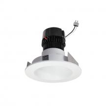 Nora NPRLV-4RNDC35XMPW - 4&#34; Pearl Low Voltage LED Round Retrofit Reflector, 1150lm / 11W, 3500K, Matte Powder White
