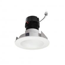 Nora NPRLV-4RNDC27XWW - 4&#34; Pearl Low Voltage LED Round Retrofit Reflector, 1150lm / 11W, 2700K, White Reflector / White