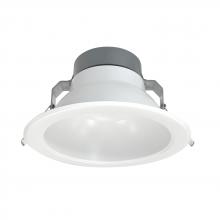 Nora NQZ2-81TWTW-MPW - 8&#34; Quartz Tunable White / Tunable Wattage Recessed LED Downlight, Matte Powder White