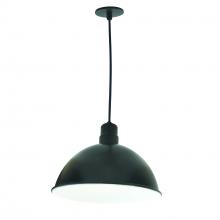 Nora NRLM-16C2540BWLE4 - 16&#34; RLM LED Shade, 2500lm, 4000K, Black/White, 120V 0-10V/Triac/ELV & 277V 0-10V Dimming