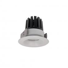 Nora NRM3-43L430FWW - 4&#34; Marquise III Square Open Reflector, 2500lm, 3000K, Flood Optic, White Reflector/White Flange