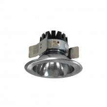 Nora NRM3-51L130FNN - 5&#34; Marquise III Round Open Reflector, 900lm, 3000K, Flood Optic, Natural Metal Reflector/Natural