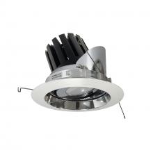Nora NRM3-59L327NCW - 5&#34; Marquise III Adjustable Regressed Gimbal Reflector, 2000lm, 2700K, Narrow Flood Optic, Clear
