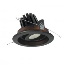 Nora NRM3-69L427NBZ - 6&#34; Marquise III Adjustable Regressed Gimbal Reflector, 2500lm, 2700K, Narrow Flood Optic, Bronze