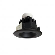 Nora NRMC3-41L127FBB - 4&#34; Marquise III Retrofit, Black Reflector/Black Flange, 120-277V; 0-10V Dimming, 1300lm / 12W,