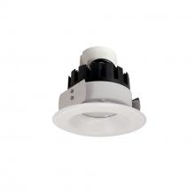 Nora NRMC3-41L127NWW - 4&#34; Marquise III Retrofit, White Reflector/White Flange, 120-277V; 0-10V Dimming, 1300lm / 12W,