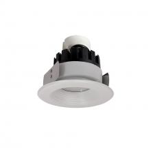 Nora NRMC3-42L127FWW - 4&#34; Marquise III Retrofit, White Baffle/White Flange, 120-277V; 0-10V Dimming, 1300lm / 12W,