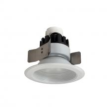 Nora NRMC3-52L127NWW - 5&#34; Marquise III Retrofit, White Baffle/White Flange, 120-277V; 0-10V Dimming, 1300lm / 12W,
